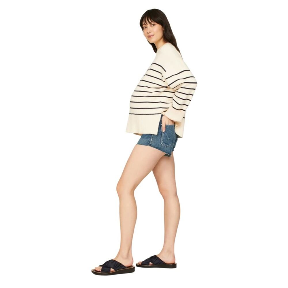 Hudson Jeans Gemma Mid Rise Maternity Denim Shorts Size 29 NWT
